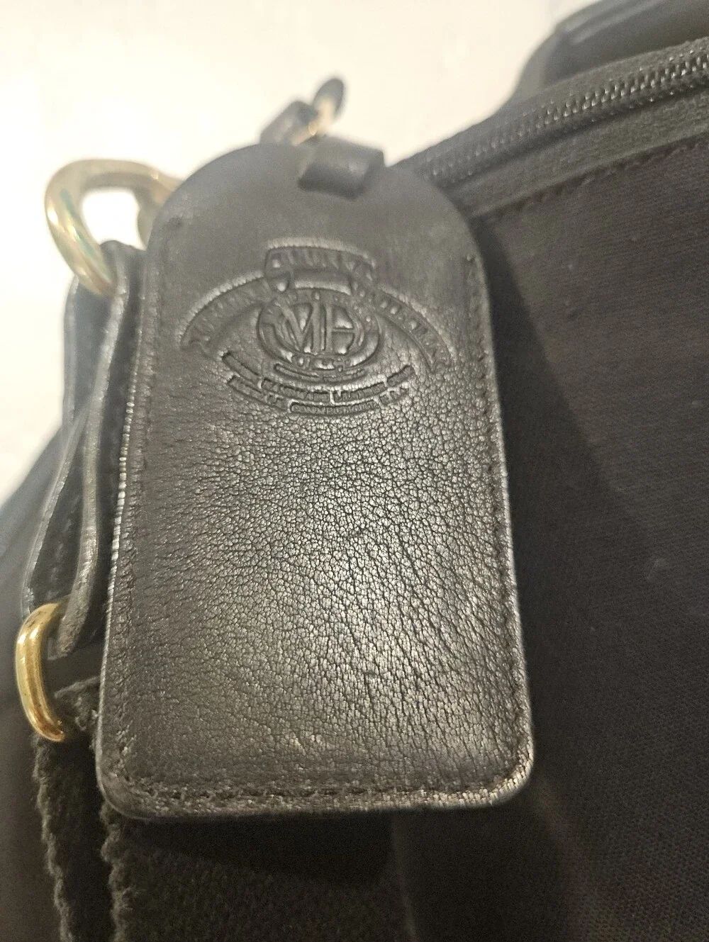 Rare Vintage Ghurka Black Leather Sheath - Never Used No 173 Registered Bag W17.